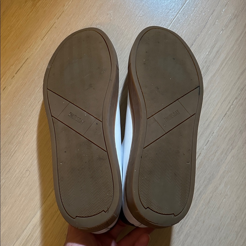 Thursday Boot Company White and Brown Men's Sneakers - Picture 6 of 6